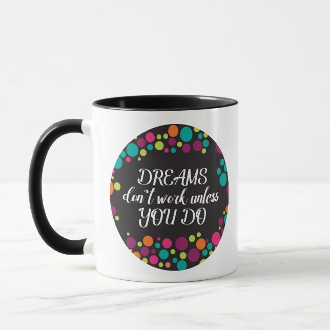Taza inspiradora de la cita (Izquierda)