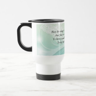 Taza inspiradora del viaje de la bendición de la