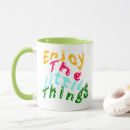 Taza Inspiradora Disfruta las Pequeñas Cosas