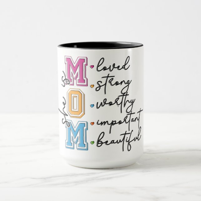 Taza Inspiradora Ella Es Mamá (Centro)