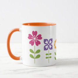 taza inspiradora floral de encargo 11oz por