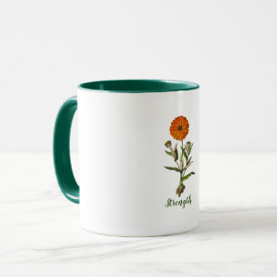 Taza Inspiradora fuerza de Marigold