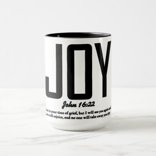 Taza Inspirational Christian Bible Verse (Centro)