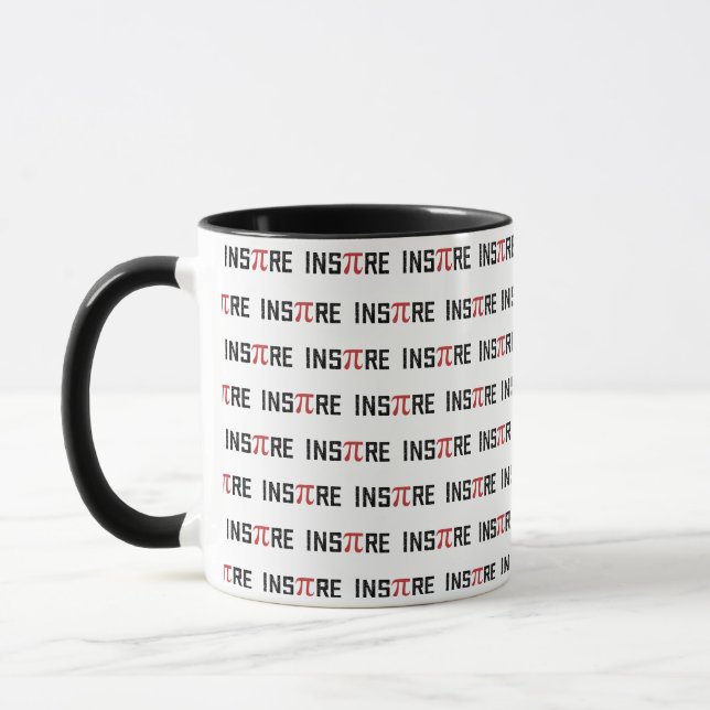 Taza InsPire Pi Day | Regalos de matemáticas del día fe (Izquierda)