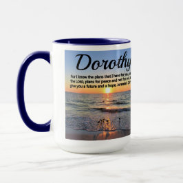 TAZA INSPIRING JEREMIAH 29:11 PERSONALIZADO SUNRISE
