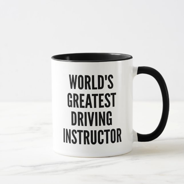 Taza Instructor de conducción más grande del mundo (Derecha)