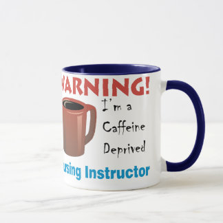 Taza Instructor de cuidado privado cafeína