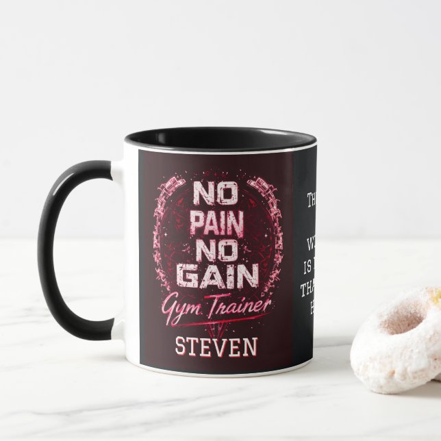 Taza Instructor de gimnasio (Con donut)