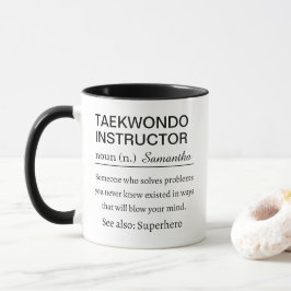 Taza Instructor de Taekwondo