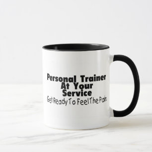 Taza Instructor personal en su servicio