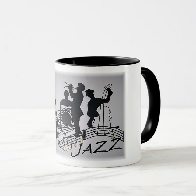 Taza Instrumentos de música de banda de jazz (Anverso derecho)