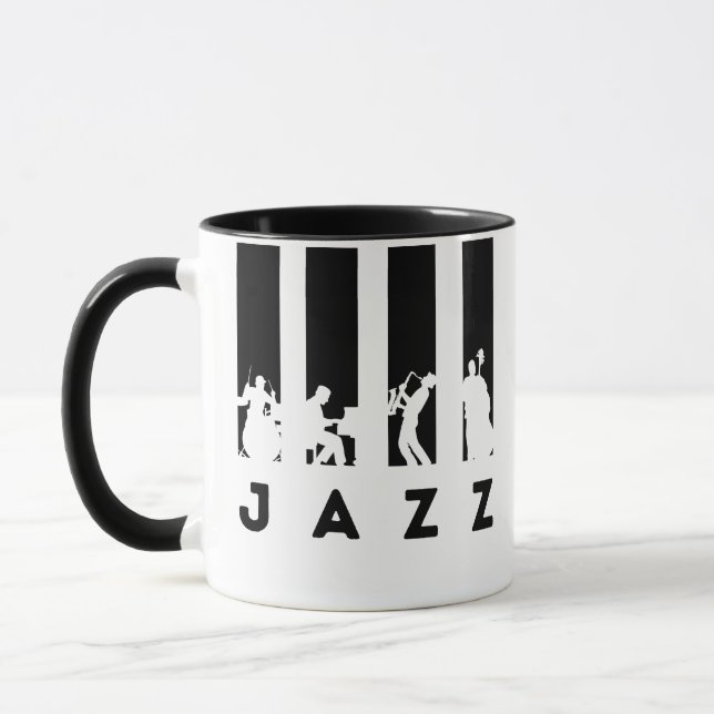 Taza Instrumentos de música jazz (Izquierda)