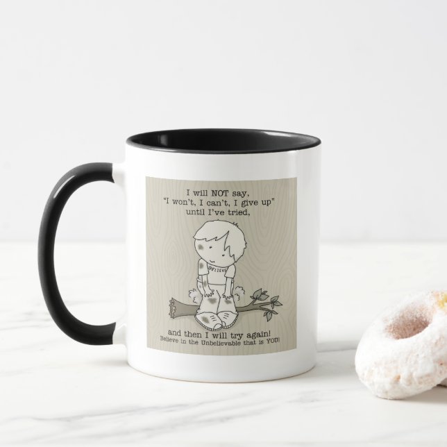 Taza Intentar de nuevo (Con donut)