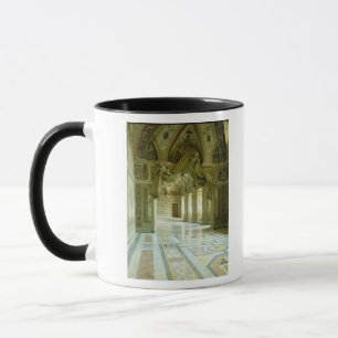 Taza Interior con la vista de ángeles esculpidos