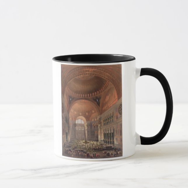 Taza Interior de Haghia Sophia, Constantinopla, pub. 18 (Derecha)