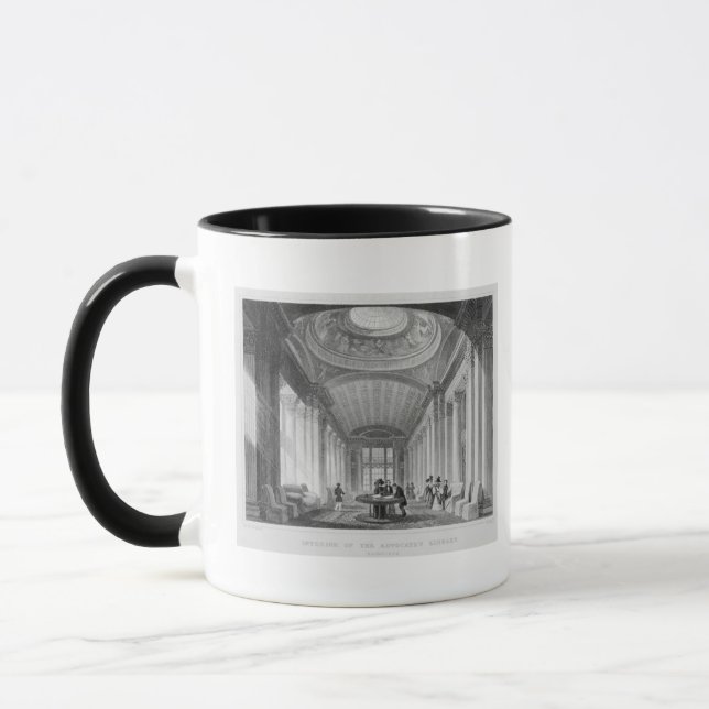 Taza Interior de la biblioteca del abogado, Edimburgo (Izquierda)
