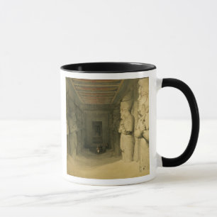 Taza Interior del templo de Abu Simbel, de "Egipto