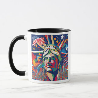 Taza Interpretación artística de los Estados Unidos