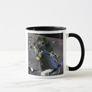 Taza Interpretación del artista de una nueva nave