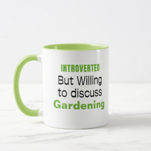 Taza Intervertido jardinería Funny Cotes Mug