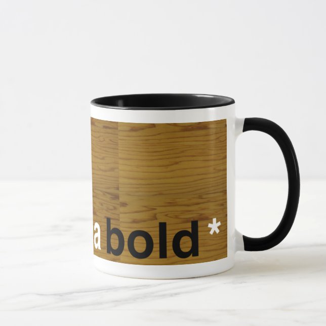 Taza intrépido Helvética (Derecha)