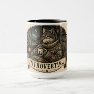 Taza introvertiendo