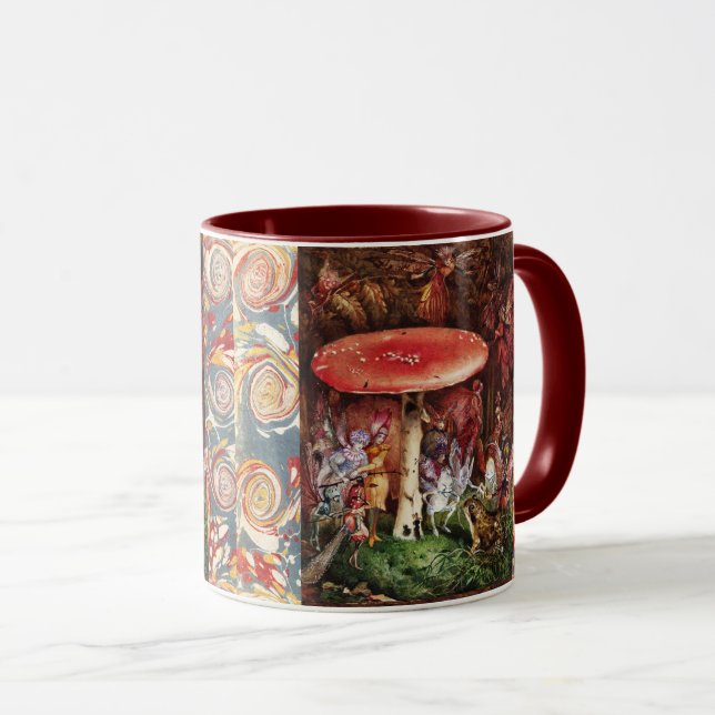 Taza INTRUDER Frog and Fairies Under Red Mushroom Magic (Anverso derecho)