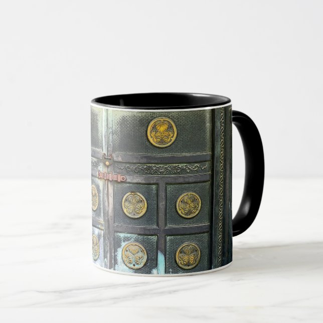 Taza Inuki-mon (puerta), templo Zojo-ji: Tokio (Anverso derecho)