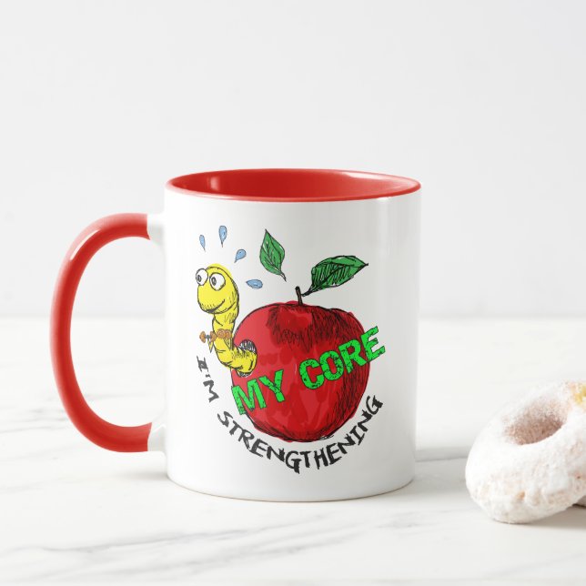 Taza invasor de Apple (Con donut)