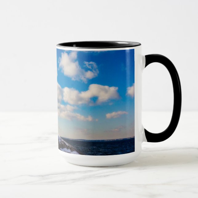 Taza Invierno del faro el | en la ensenada de Peggy, (Derecha)