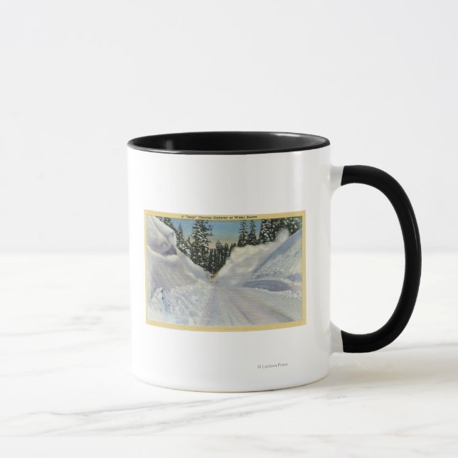 Taza Invierno del Snogo "Snogo" de la nieve de vaca (Derecha)