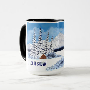Taza Invierno Nevado Grande