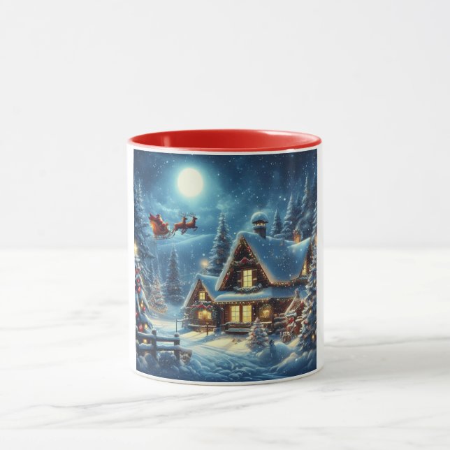 Taza Invierno/Santa/Navidad/Nieve (Centro)