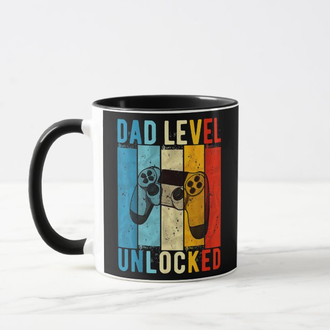 Taza Invitación de embarazo Nivel de papá Desbloqueado  (Izquierda)