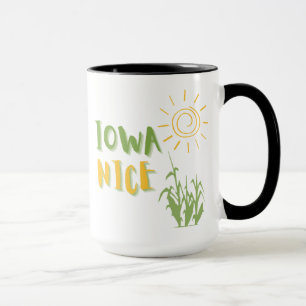 Taza Iowa Nice Mug para los occidentales medios