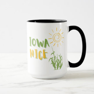 Taza Iowa Nice Mug para los occidentales medios