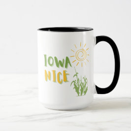 Taza Iowa Nice Mug para los occidentales medios