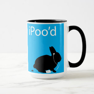 Taza iPoo'd Bunny Poop Mug
