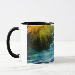 Taza Ir con la banda combinada de ondas