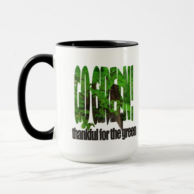 Taza Ir Green Old Tree Thick Brands Green And Sun (Izquierda)