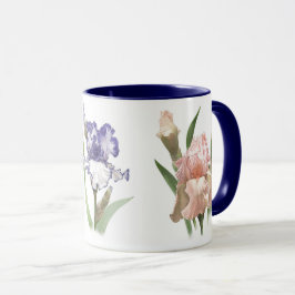 Taza Iris Flower Garden