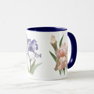 Taza Iris Flower Garden