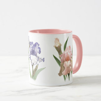 Taza Iris Flower Garden