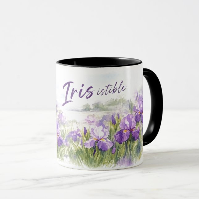 Taza Iris irresistible para jardineros de primavera (Anverso derecho)