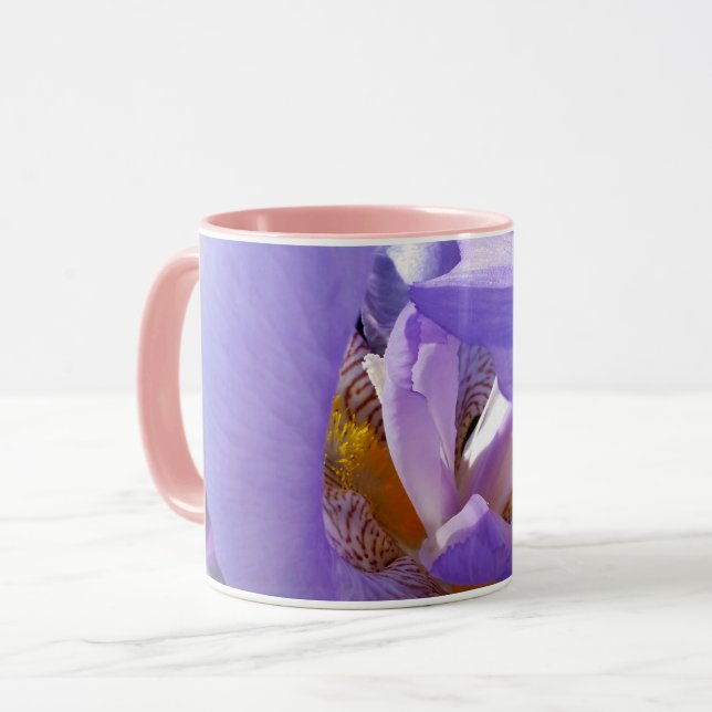 Taza iris morado (Anverso izquierdo)