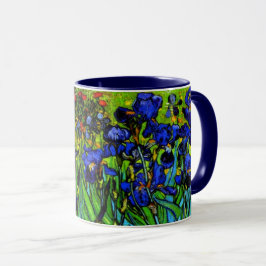 Taza Irises, famoso cuadro floral de Van Gogh