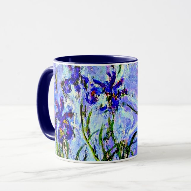 Taza Irises lilac de Claude Monet Mug (Anverso izquierdo)