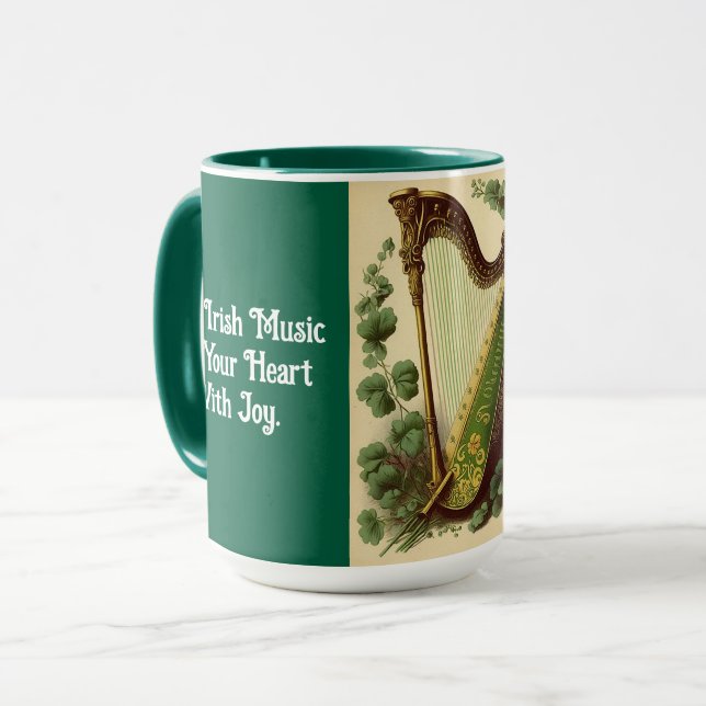 Taza Irish Harp Combo Mug (Anverso izquierdo)