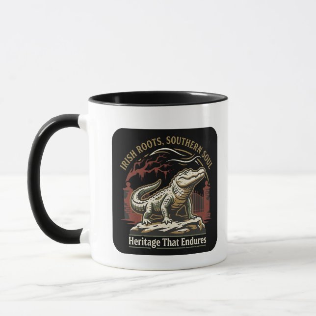 Taza Irish Roots Southern Soul Alligator (Izquierda)
