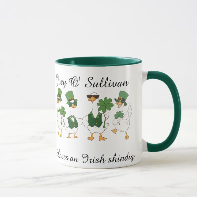 Taza Irish St Patty's Day Custom Funny Mug (Derecha)